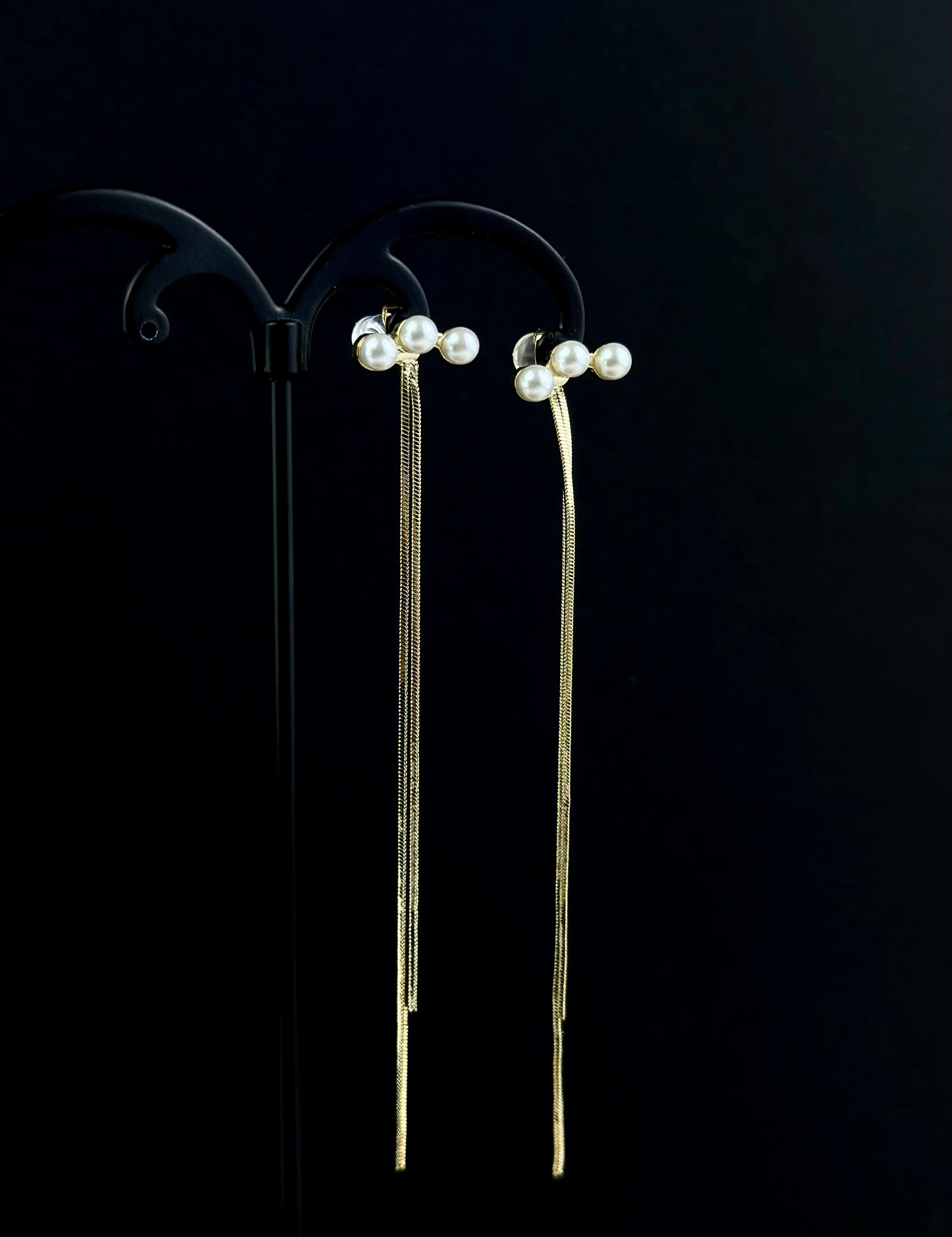 Pearl Tassel Earrings
