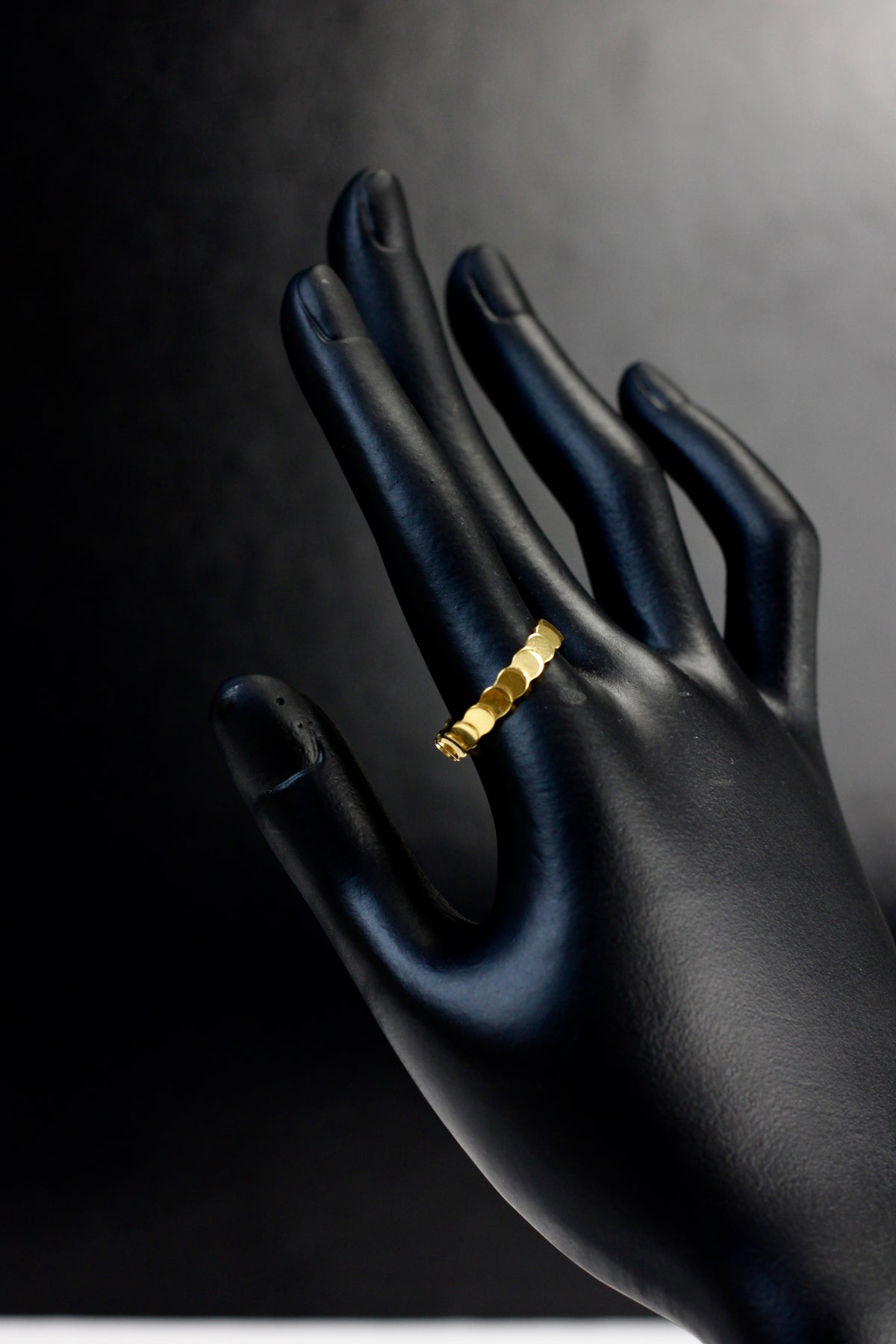 Gold plated with hoop earrings