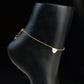 Gold plated with hoop earrings