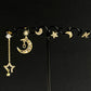 Silver aircraft earrings