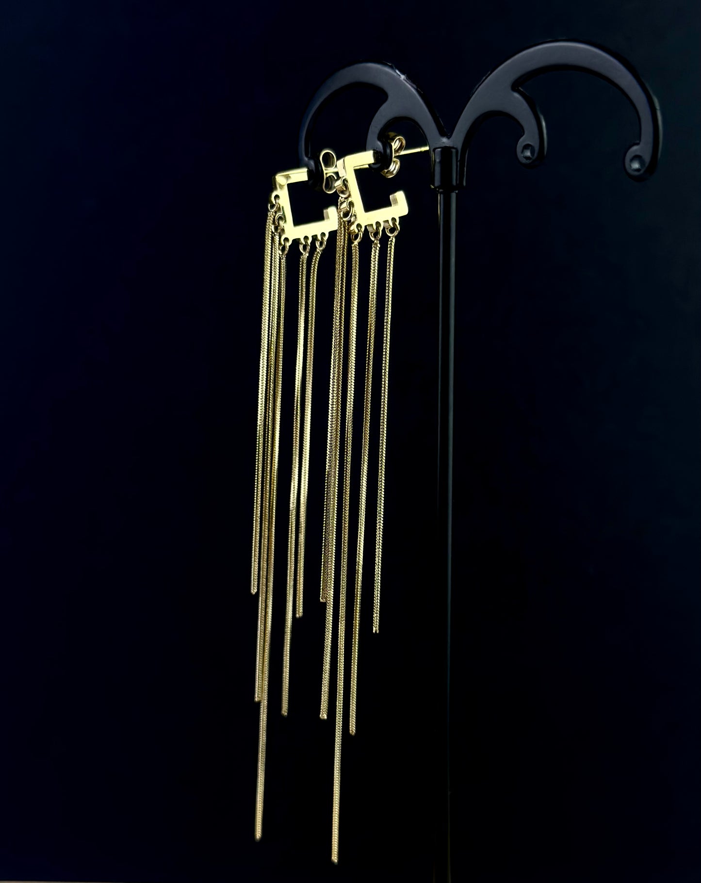 Thread Dangling Earrings