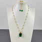 Emerald Jewellery Set