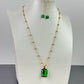 Emerald Jewellery Set