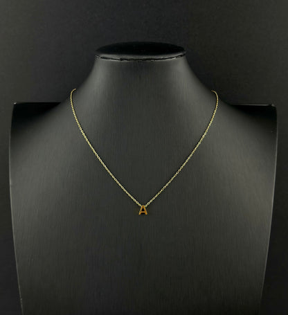 Letter Pendant Necklace