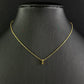 Letter Pendant Necklace