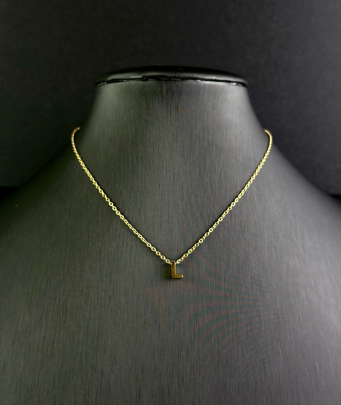Letter Pendant Necklace