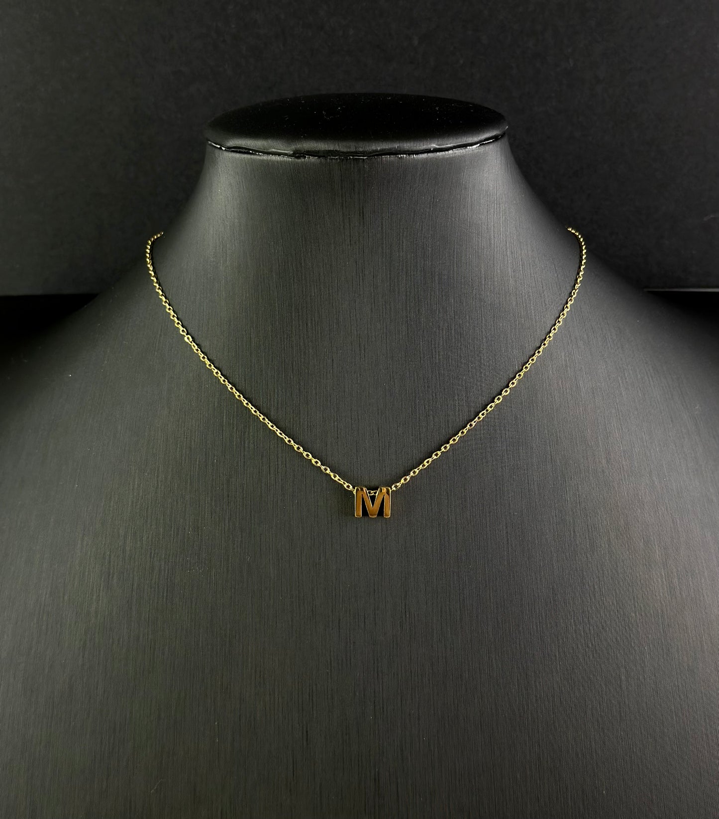 Letter Pendant Necklace