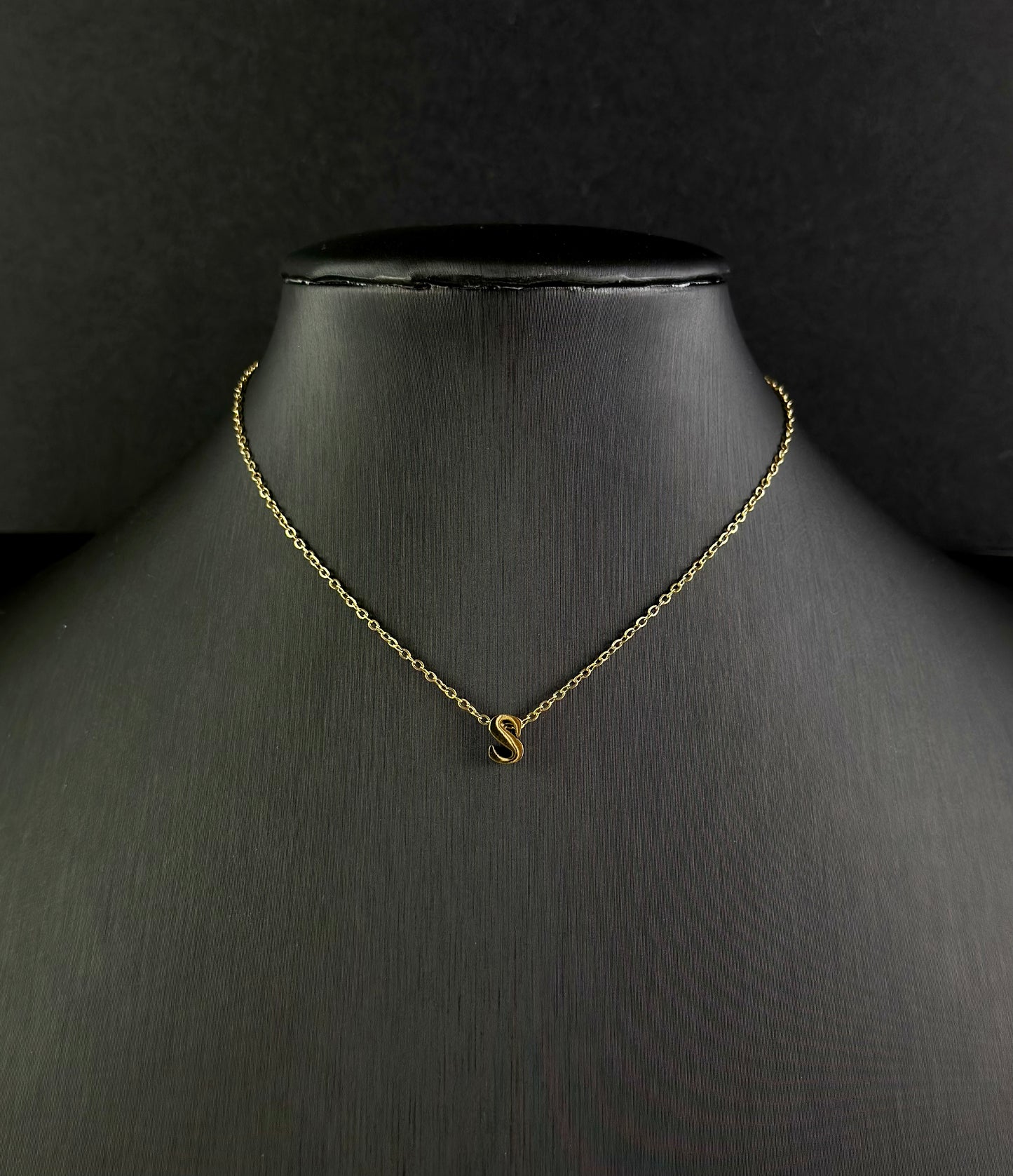 Letter Pendant Necklace