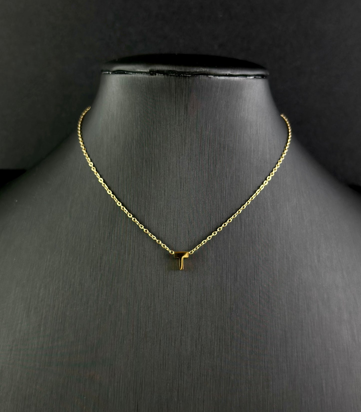 Letter Pendant Necklace