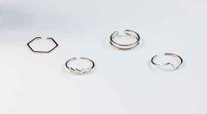 Gold plated with hoop earrings