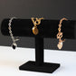 Gold plated LS pearl earrings